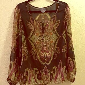 Jeans by Buffalo Sheer Blouse